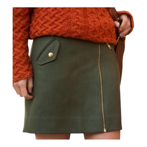 J. Crew Wool Women's Skirt Sz 4 - Picture 2 of 7